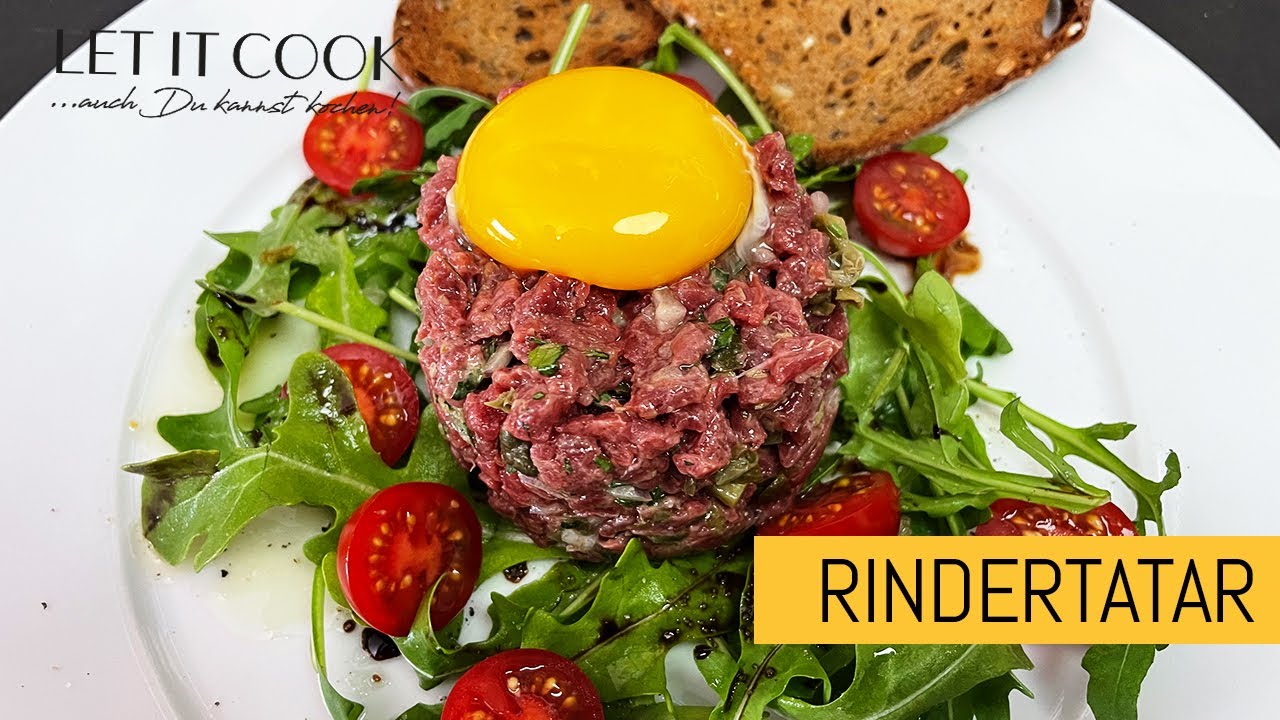 Rindertatar mit Knusperbrot wahnsinnig lecker!!! - Letitcook Rindertatar mit Knusperbrot wahnsinnig lecker!!! - Letitcook