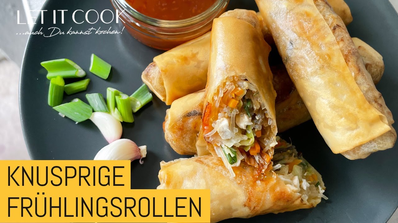 Frühlingsrolle mit Hühnerfleisch, knusprig und super lecker! - Letitcook Frühlingsrolle mit Hühnerfleisch, knusprig und super lecker! - Letitcook