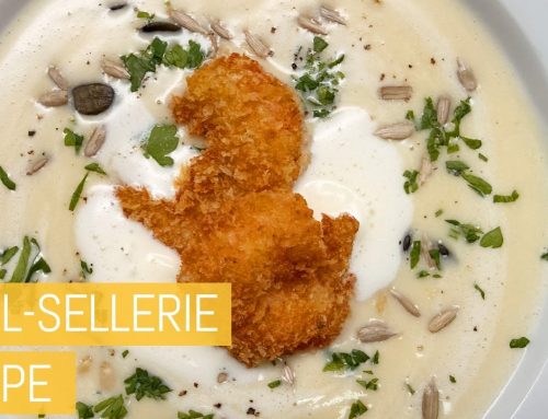 Sellerie Apfelschaum Süppchen